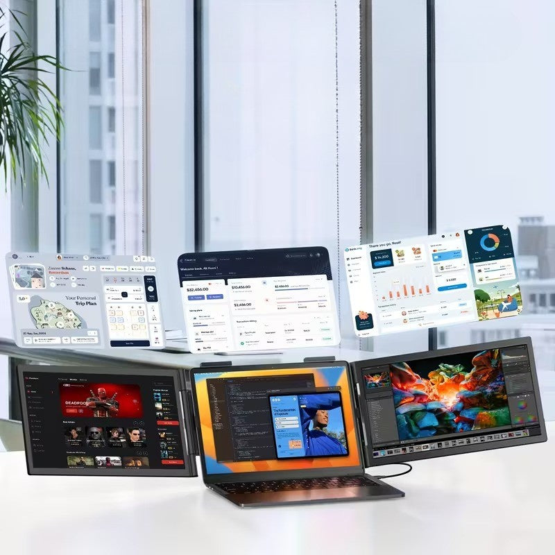 Dual-Screen Laptop Extender