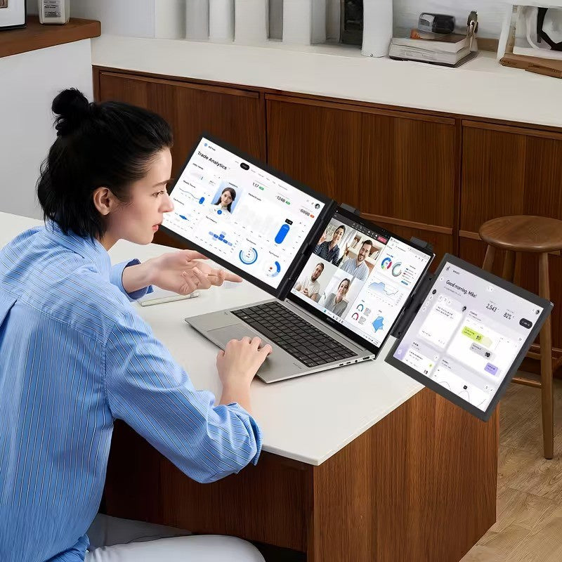 Dual-Screen Laptop Extender