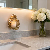Leaf-Shaped Candle Holder